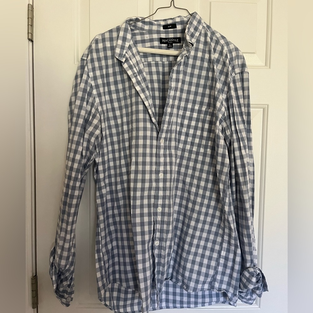 J Crew Mercantile Slim Fit Button Down